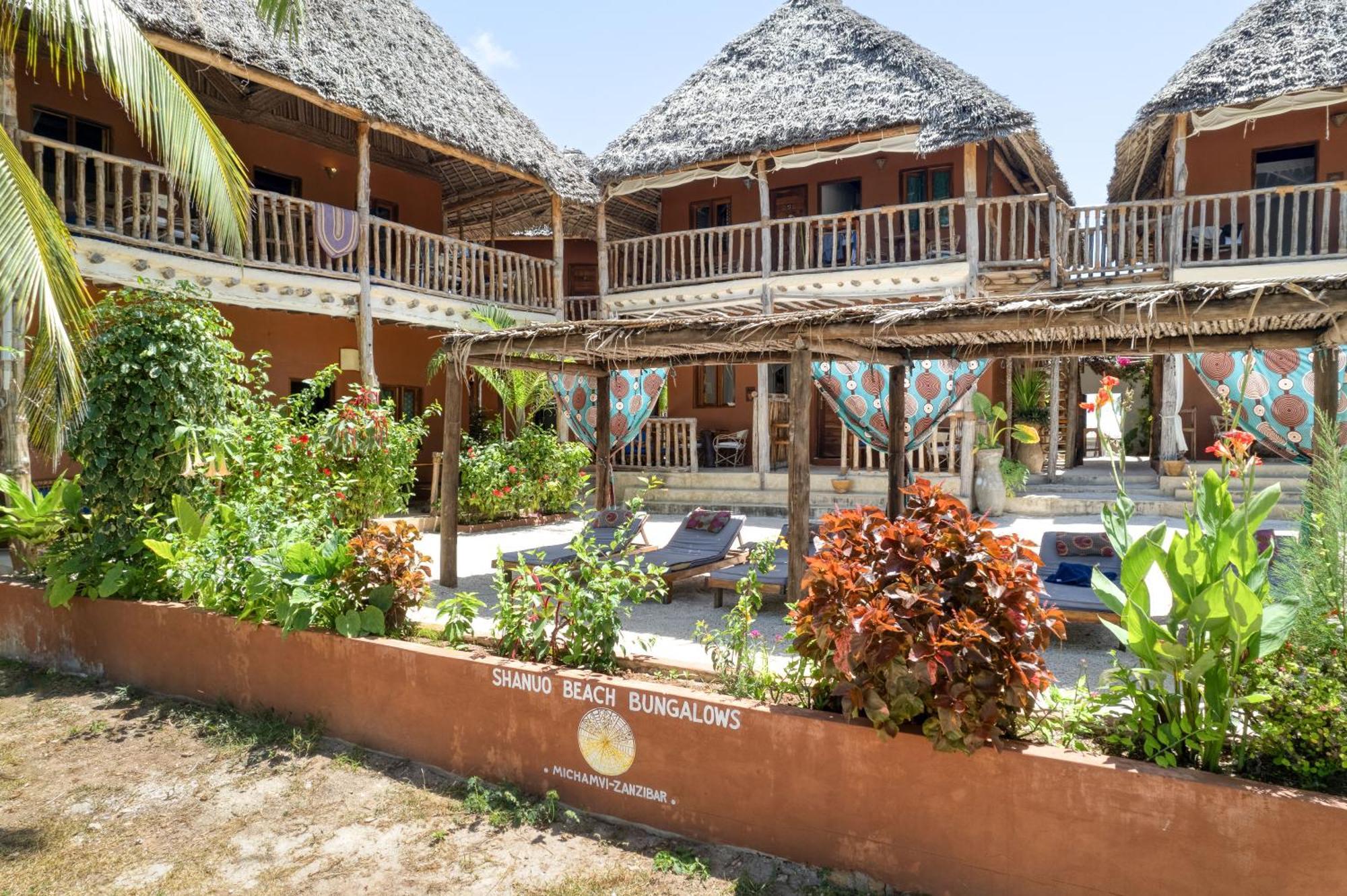 Shanuo Beach Bungalows Michamvi Kae ภายนอก รูปภาพ