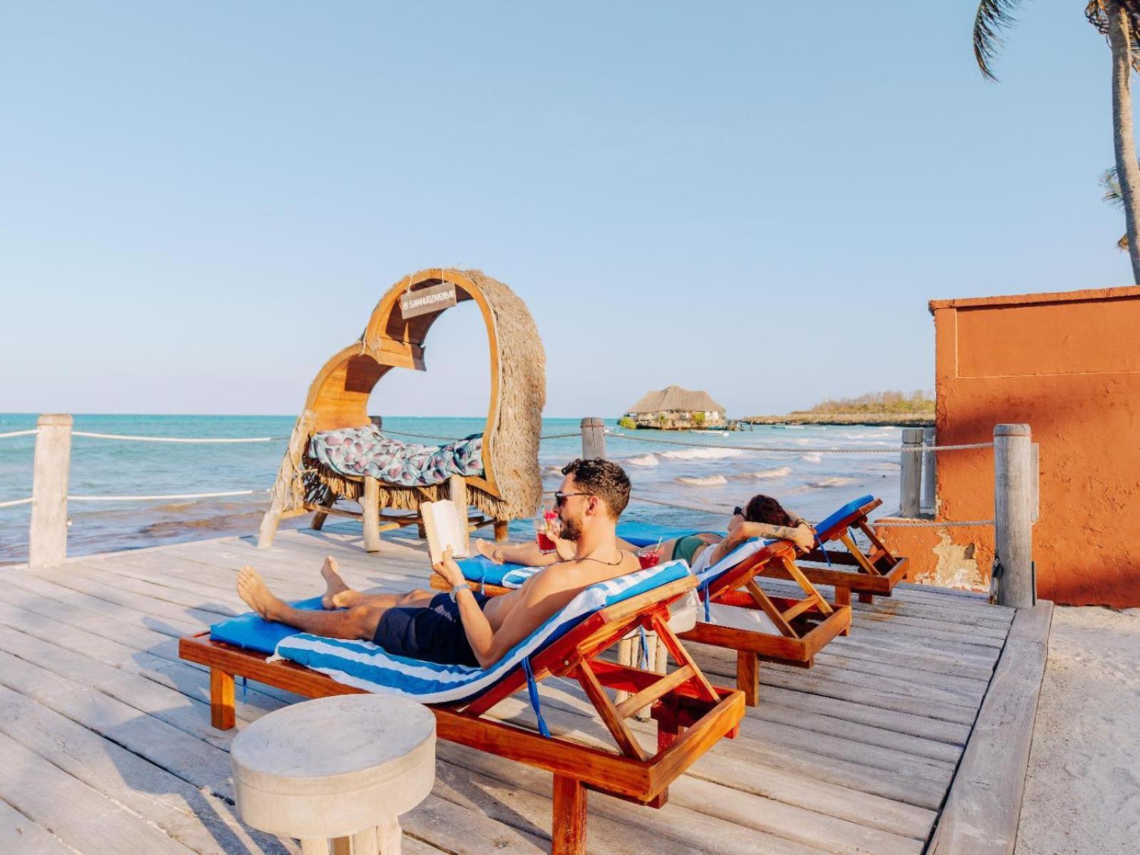 Shanuo Beach Bungalows Michamvi Kae ภายนอก รูปภาพ
